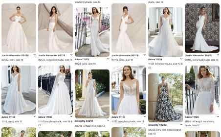 the nearest bridal shop