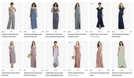 Image of bridesmaid Pinterest page